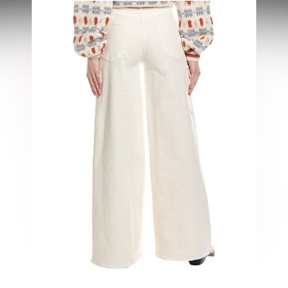 MOTHER NWT Sz 25 The Undercover Cargo Sneak in Cream Puff - Picture 4 of 6